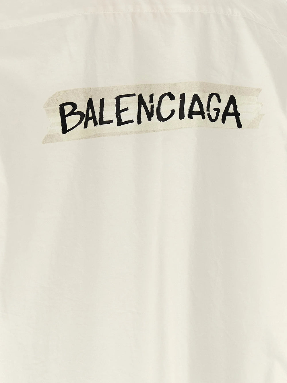 Balenciaga White Cotton Blouse