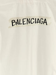 Balenciaga White Cotton Blouse
