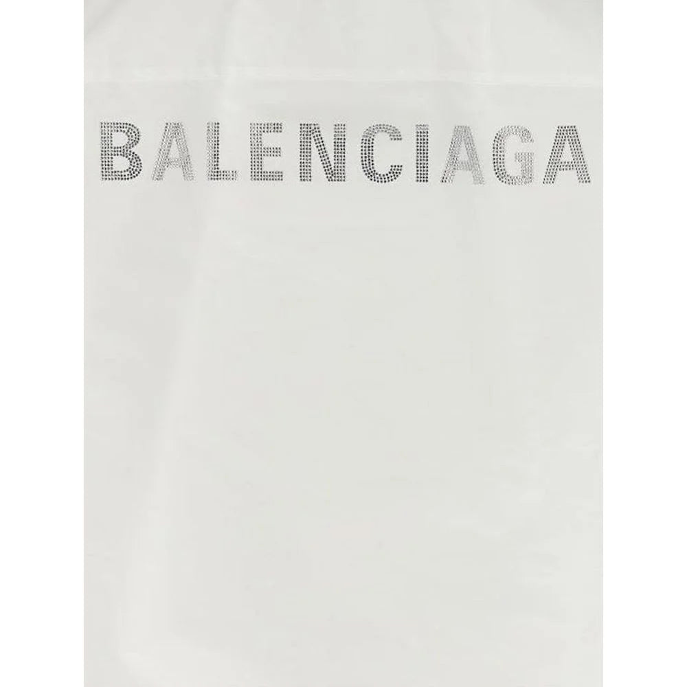 Balenciaga White Cotton Dress Shirt - 44