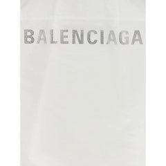 Balenciaga White Cotton Dress Shirt - 44