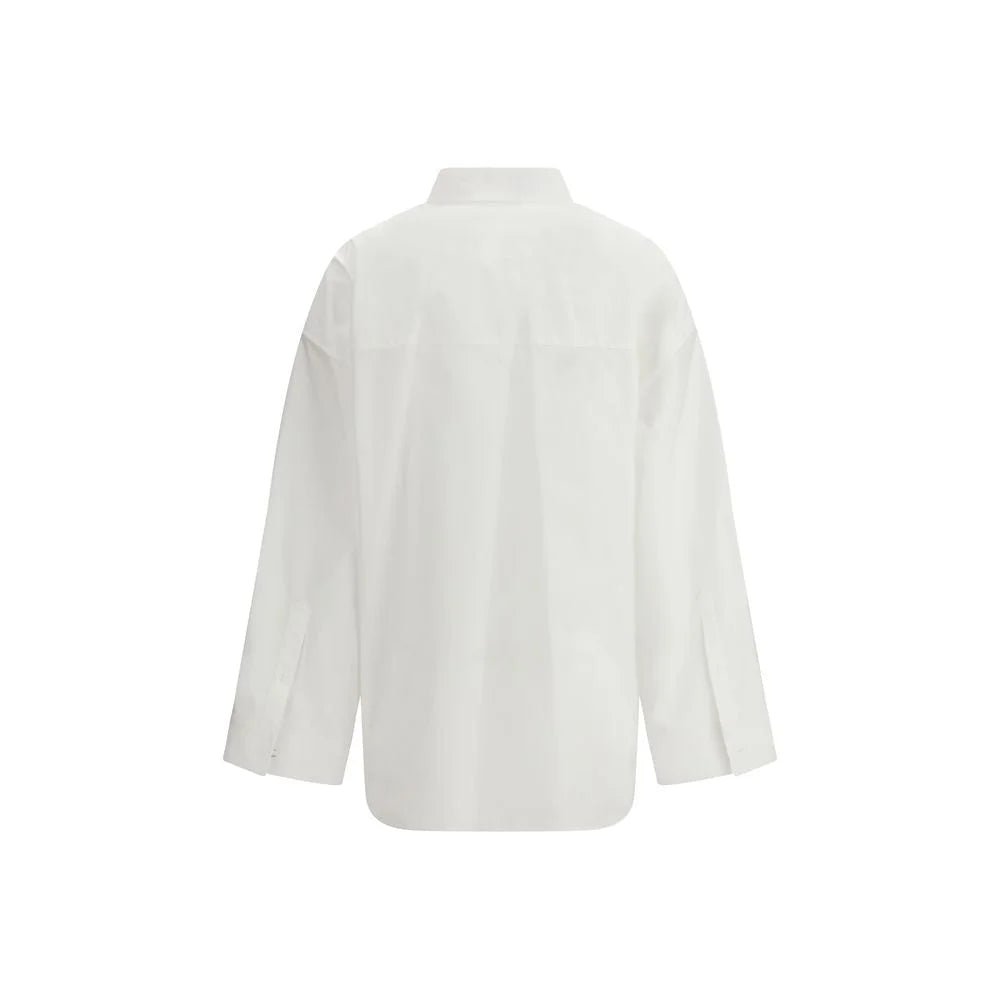Balenciaga White Cotton Dress Shirt