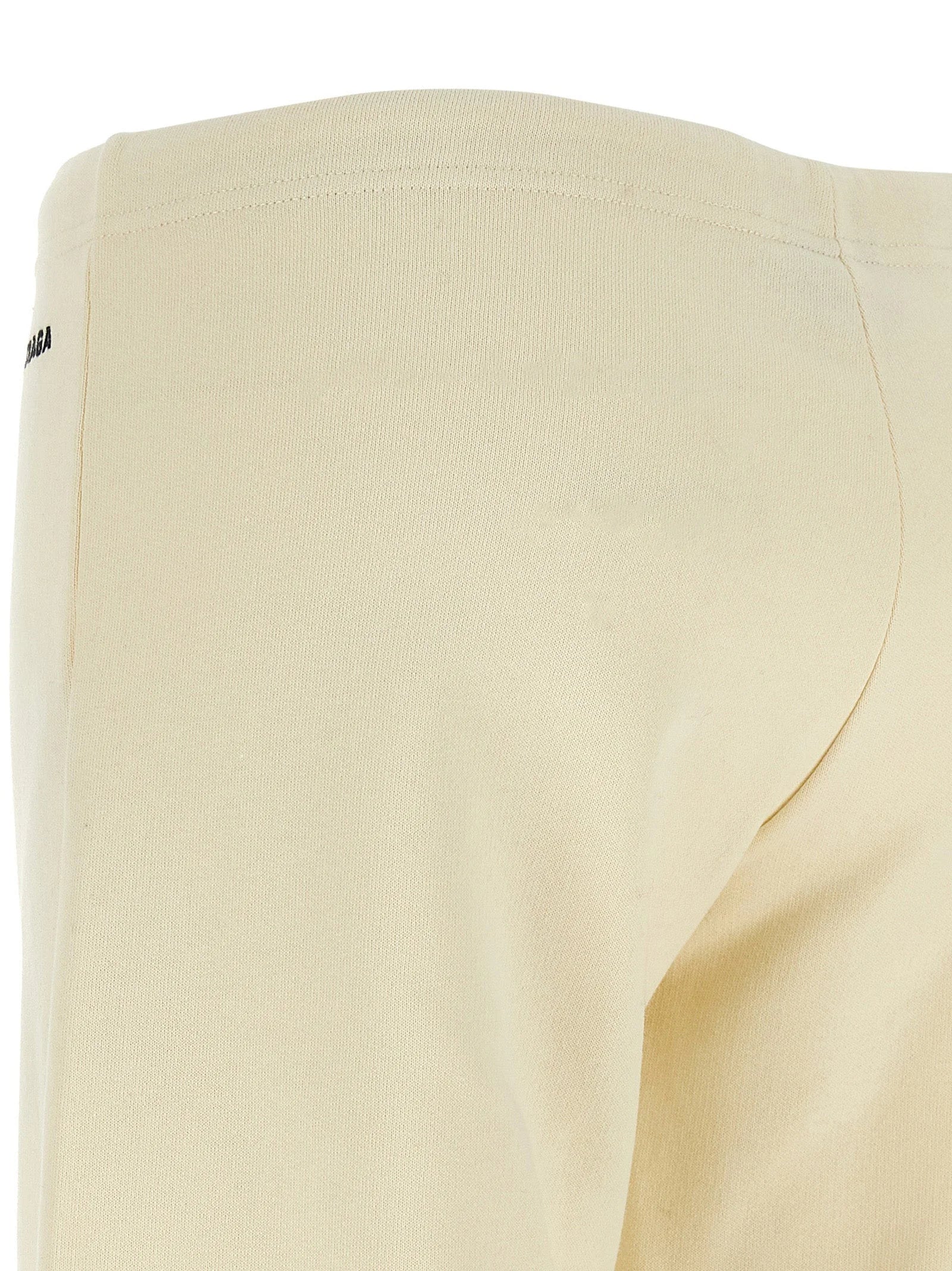 Balenciaga White Cotton Flared Pants - S