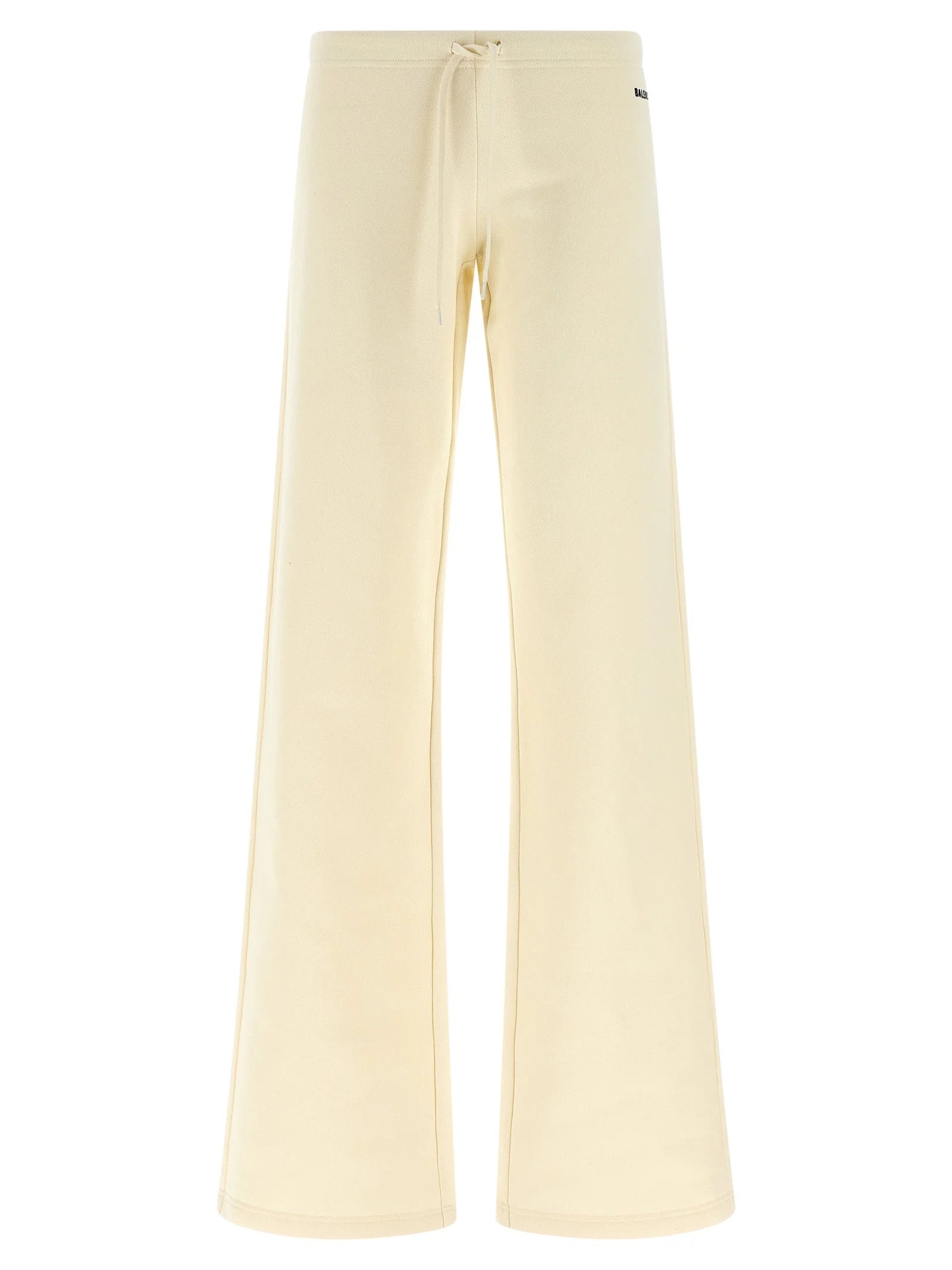 Balenciaga White Cotton Flared Pants - S