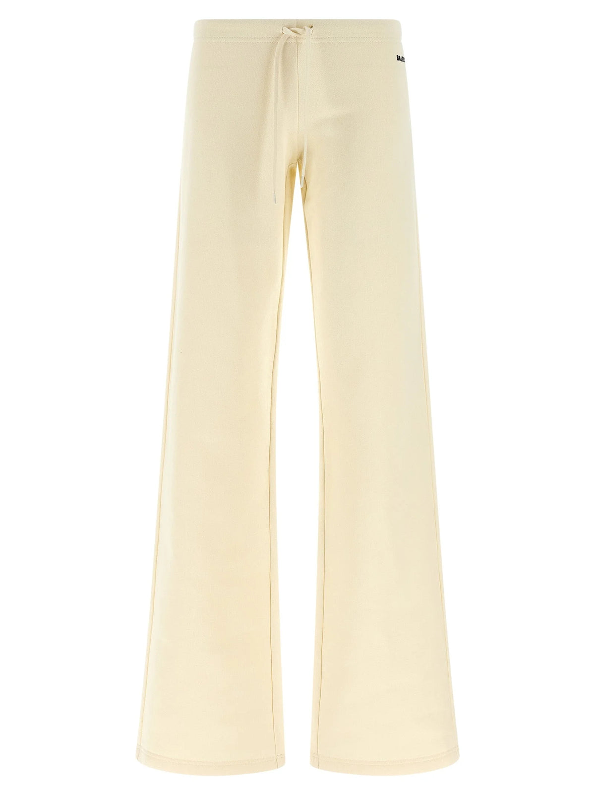 Balenciaga White Cotton Flared Pants - S