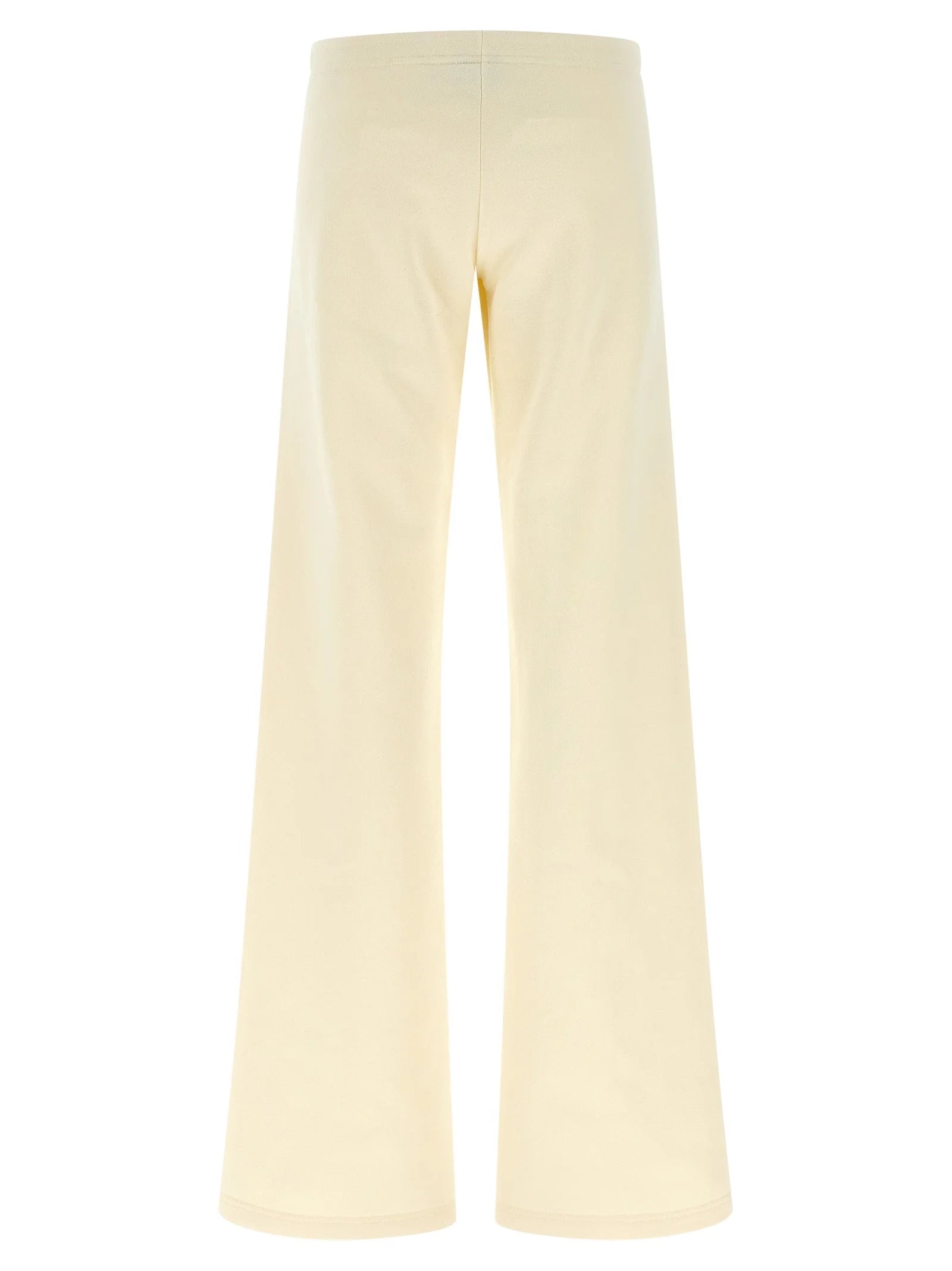 Balenciaga White Cotton Flared Pants - S