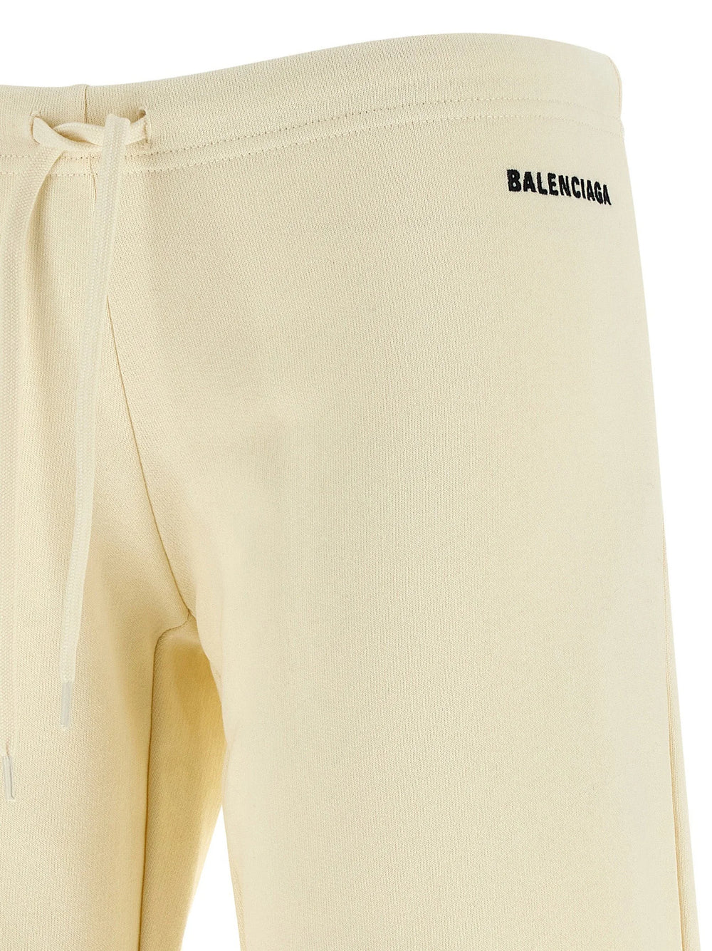 Balenciaga White Cotton Flared Pants - S