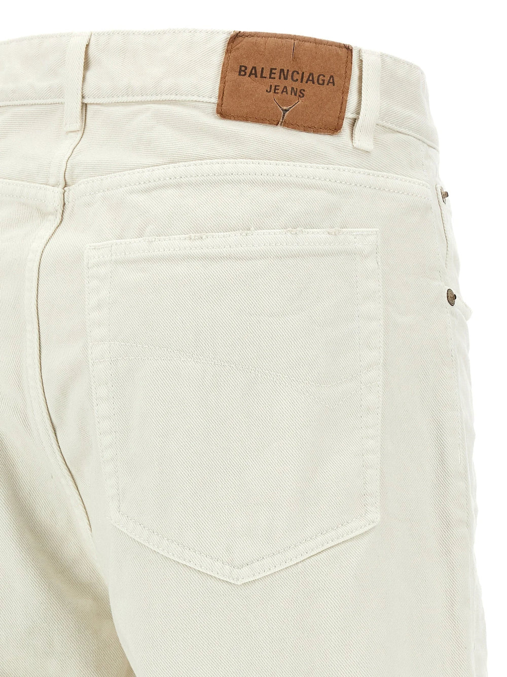 Balenciaga White Cotton Jeans Denim - XS