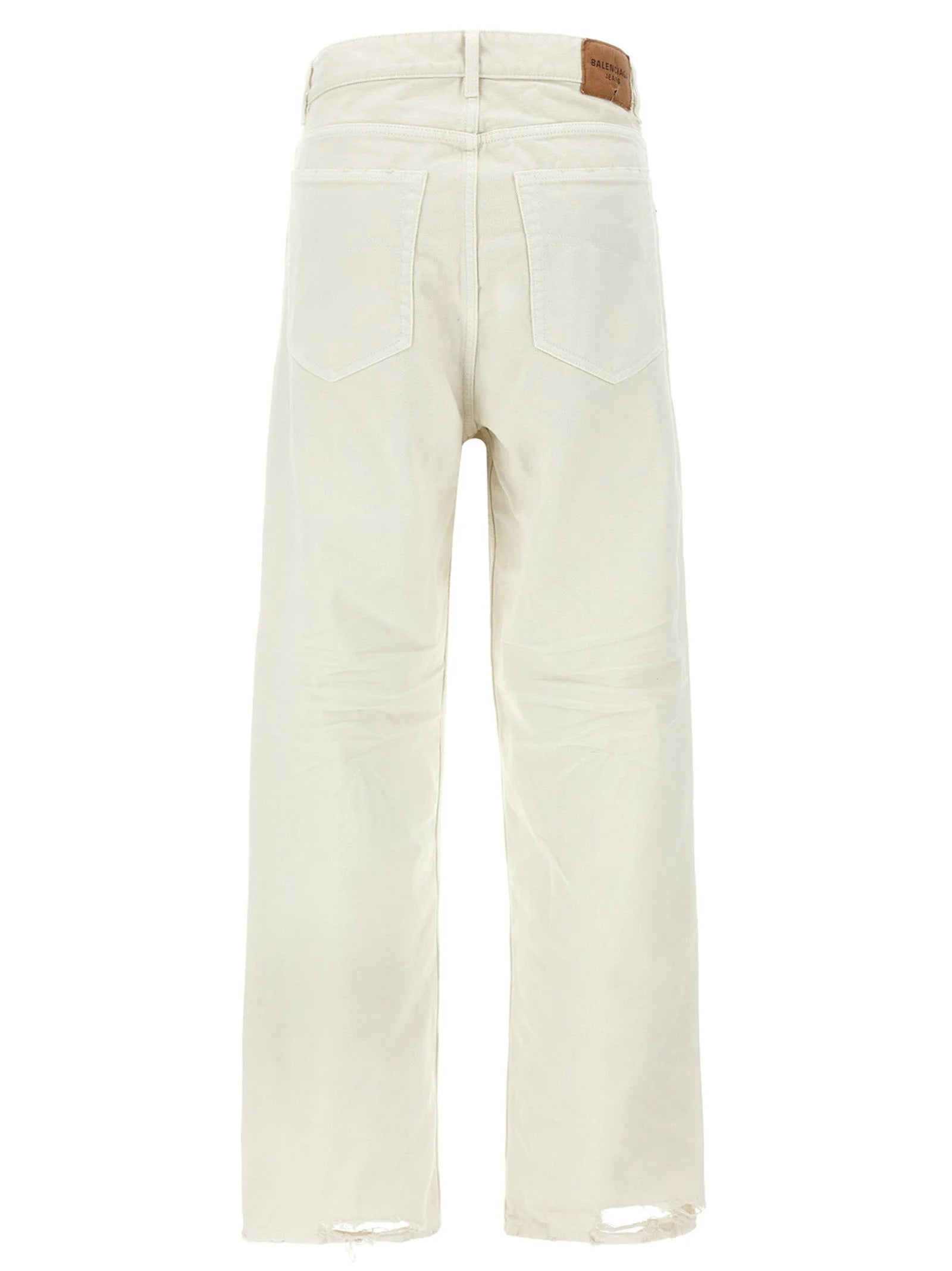 Balenciaga White Cotton Jeans Denim - XS