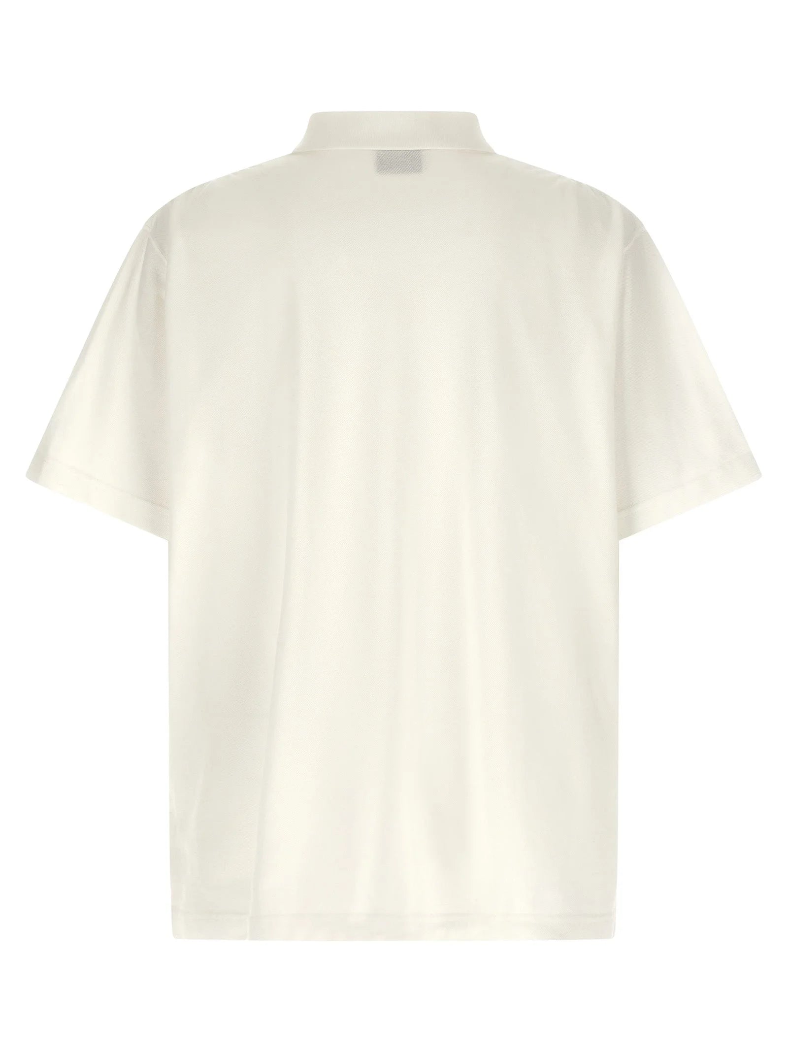 Balenciaga White Cotton Polo Shirt