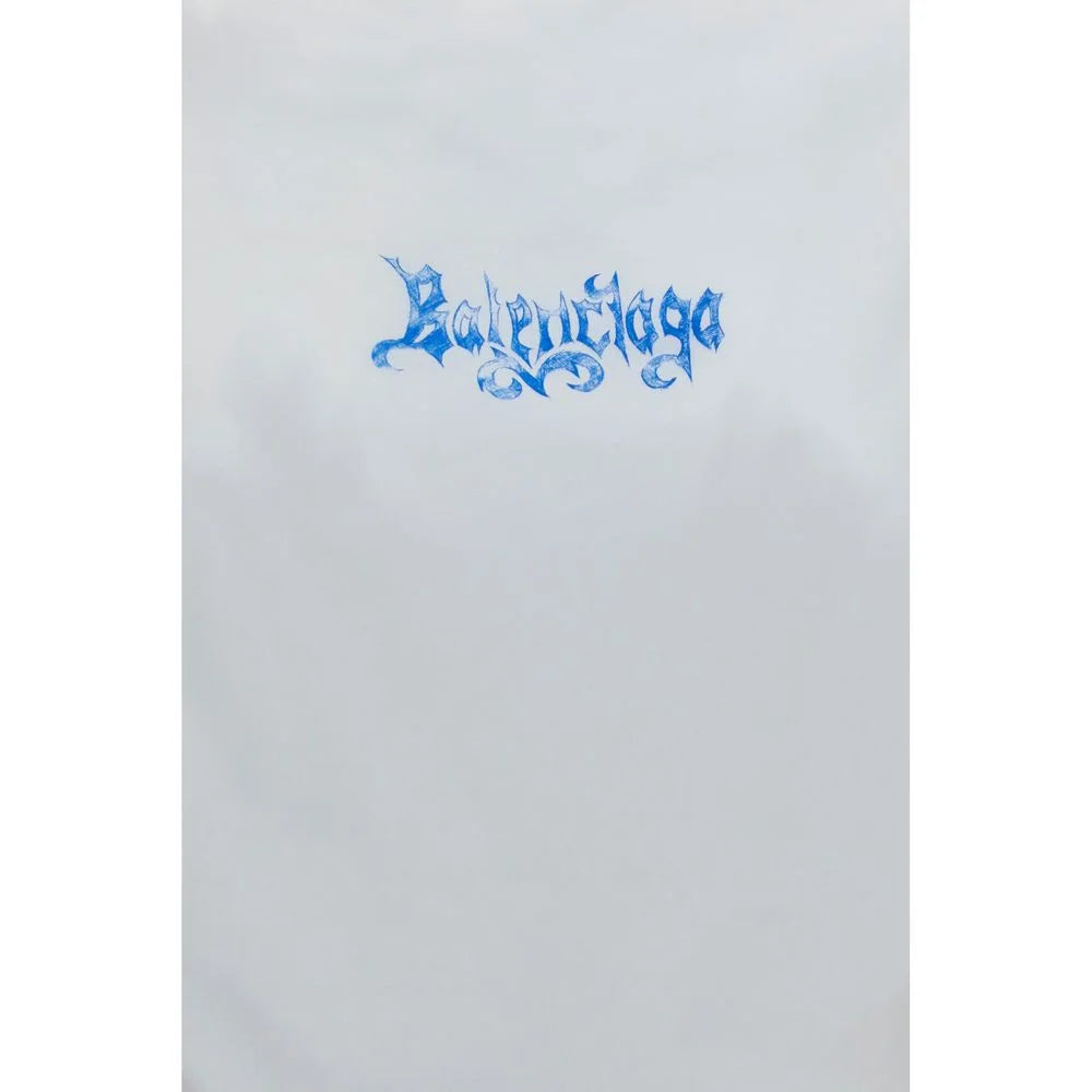 Balenciaga T-Shirt Bianco Cotone