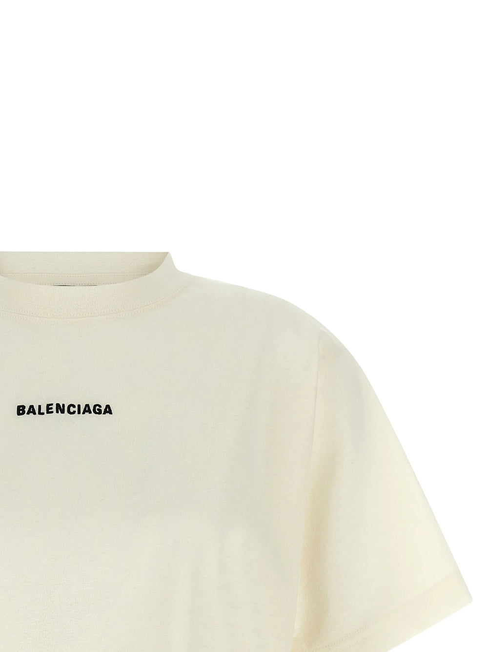 Balenciaga White Cotton T-Shirt - M