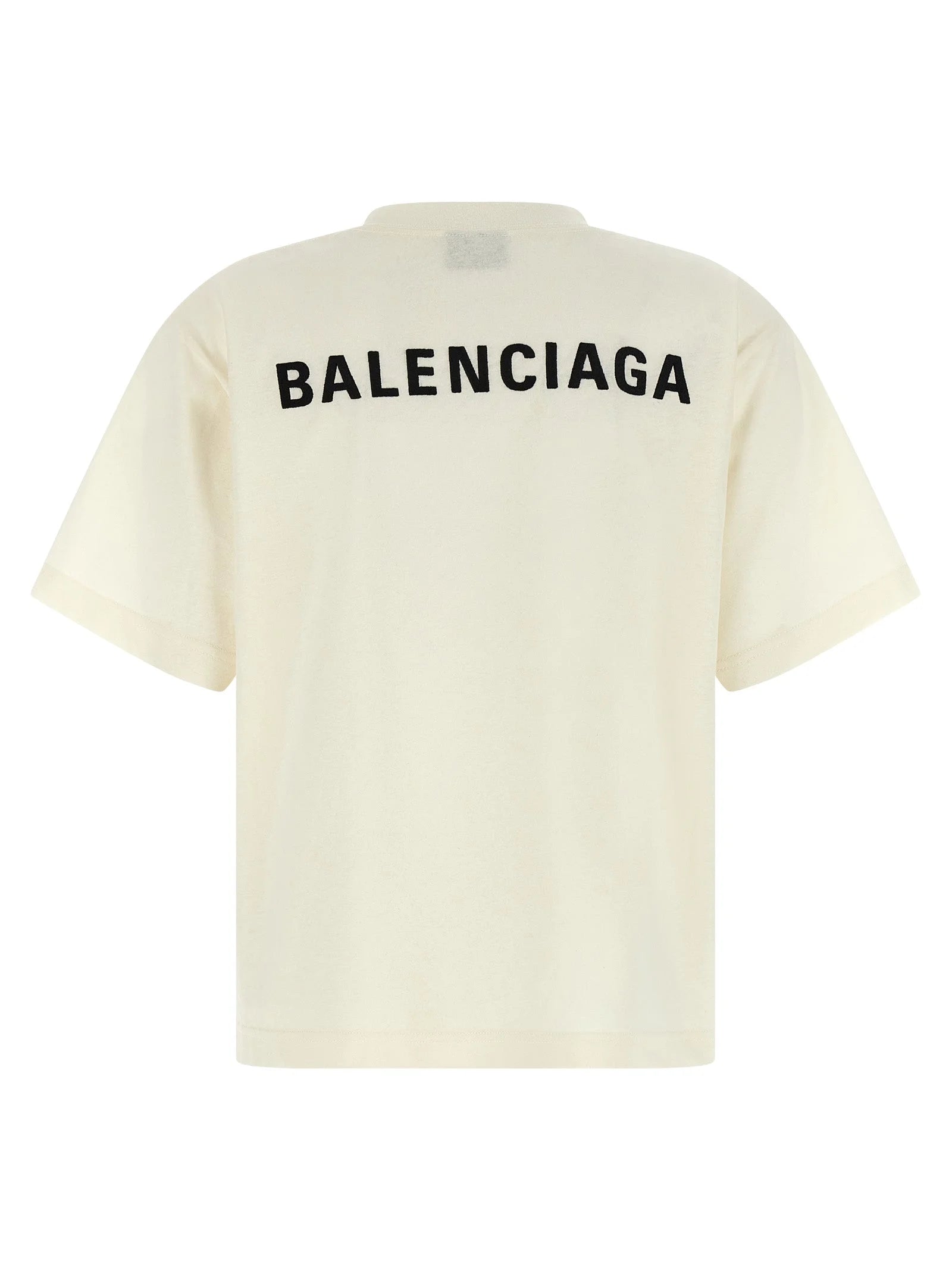 Balenciaga White Cotton T-Shirt - M