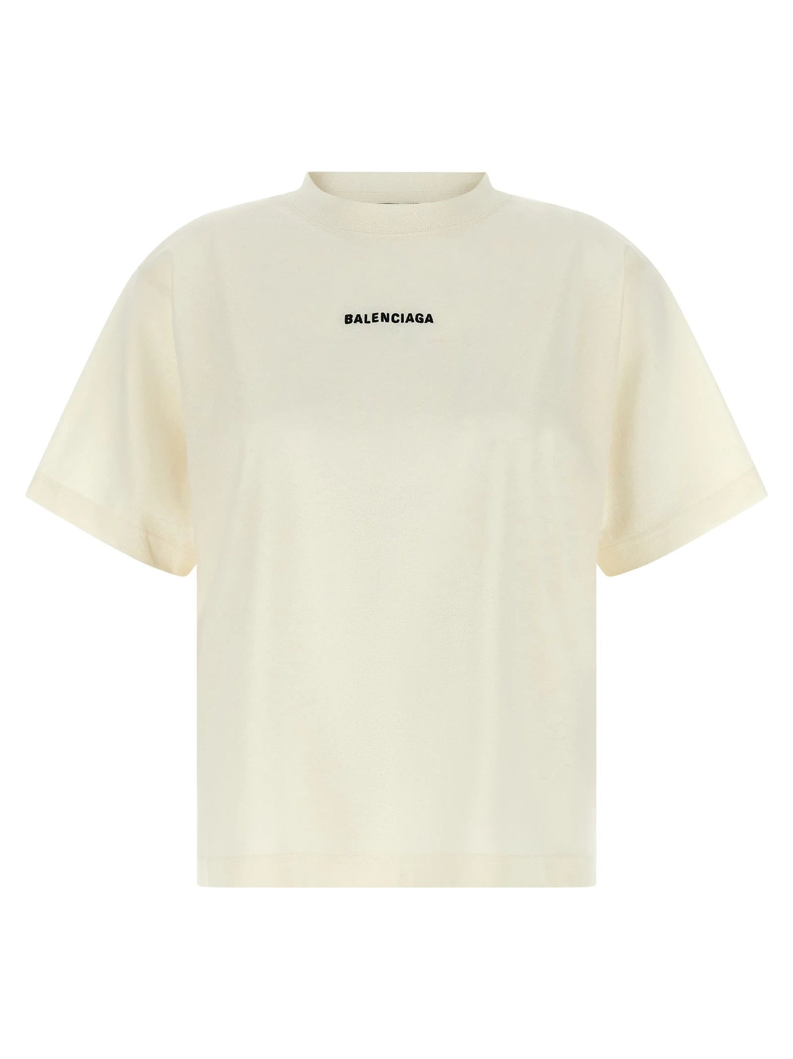 Balenciaga White Cotton T-Shirt - M