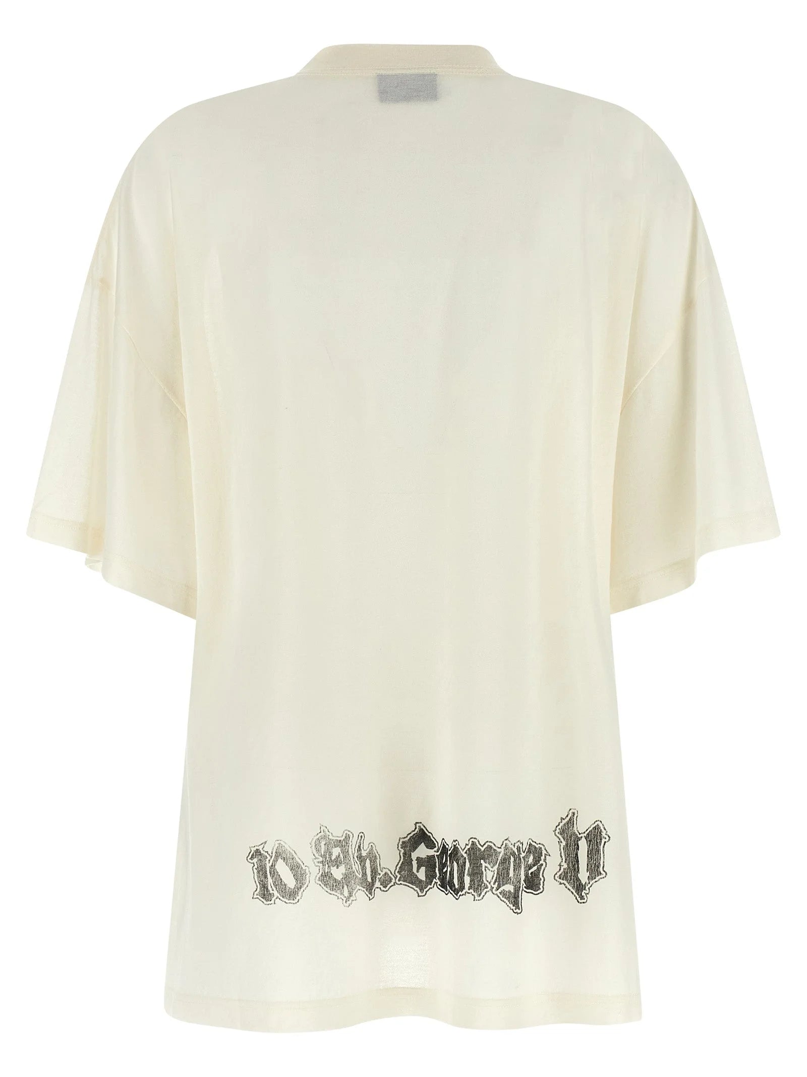 Balenciaga White Cotton T-Shirt - XS
