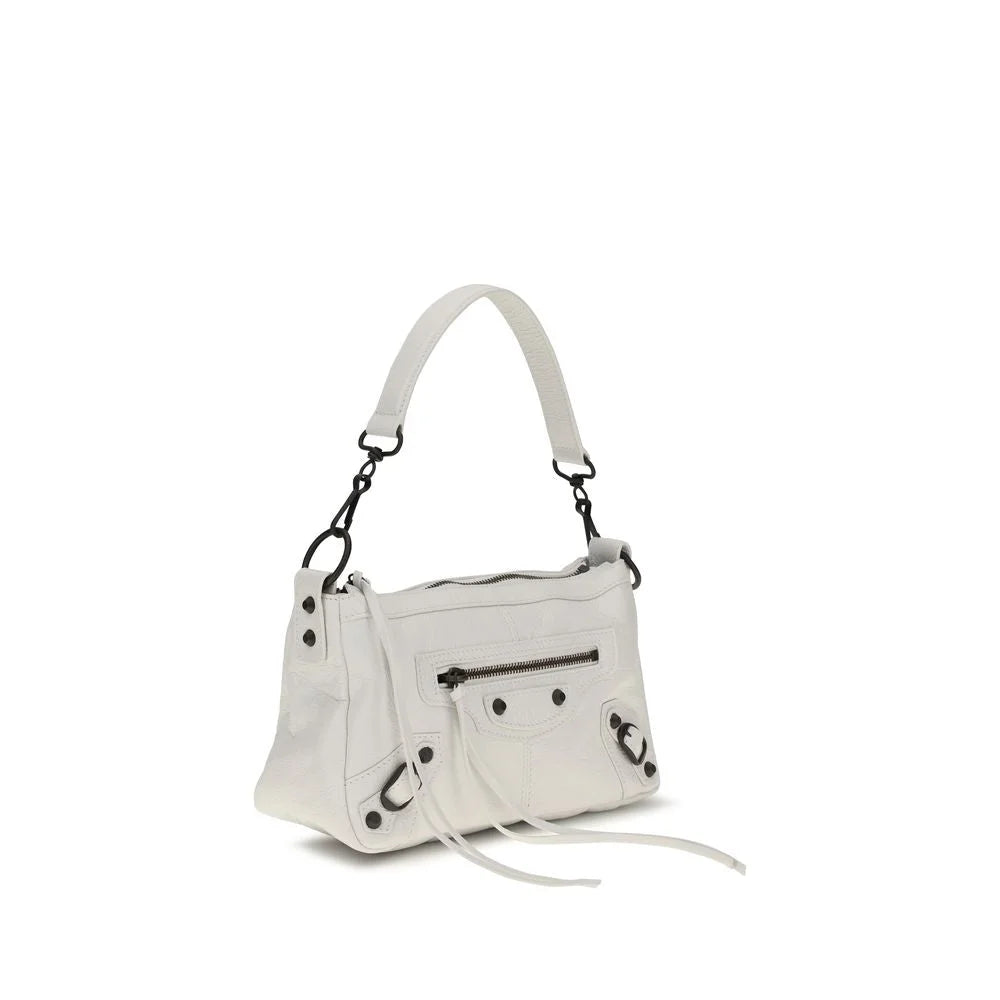Λευκή τσάντα χεριού από αρνί Balenciaga