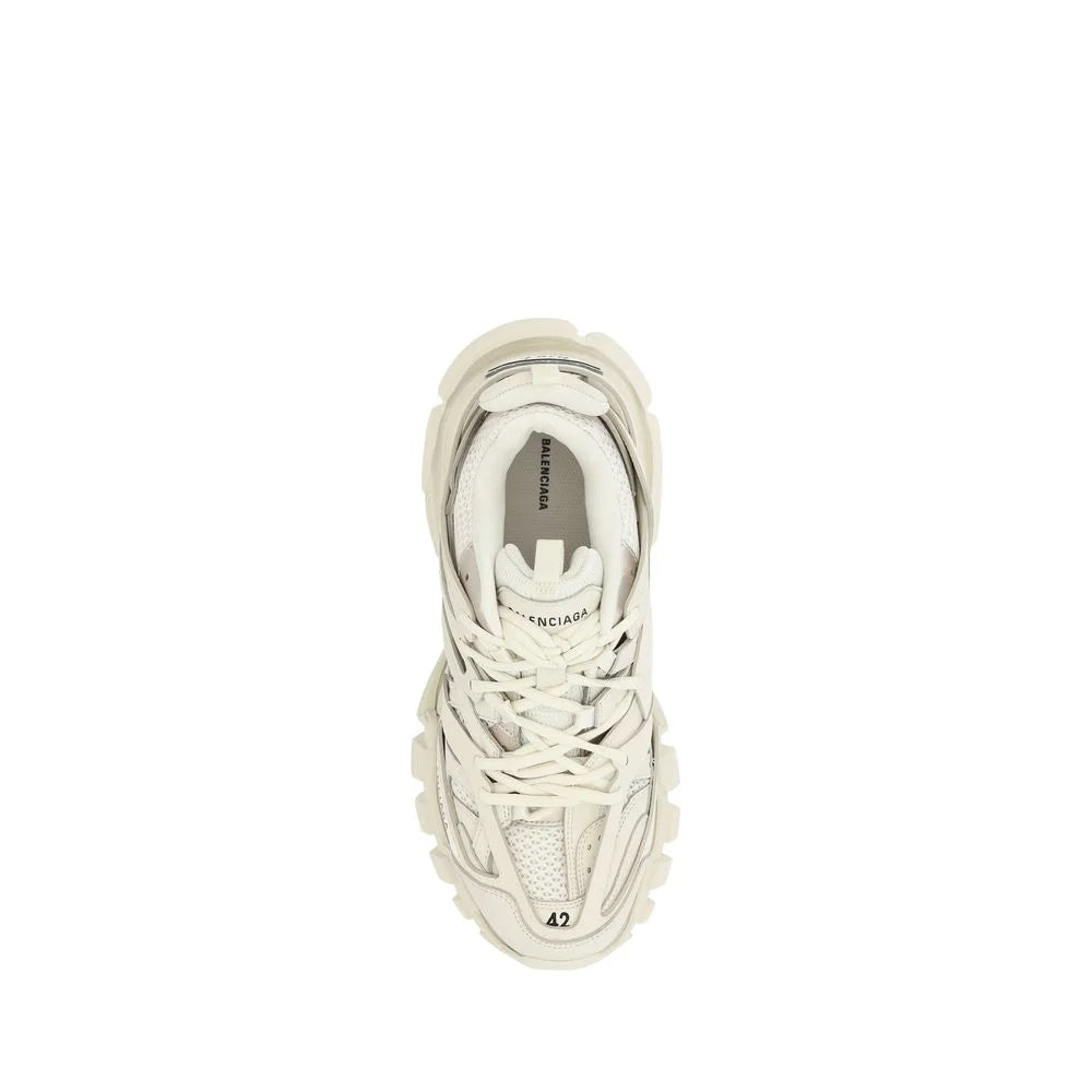 Balenciaga White Rubber Athletic Sneakers