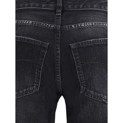 Balenciaga Wide-leg Cotton Jeans