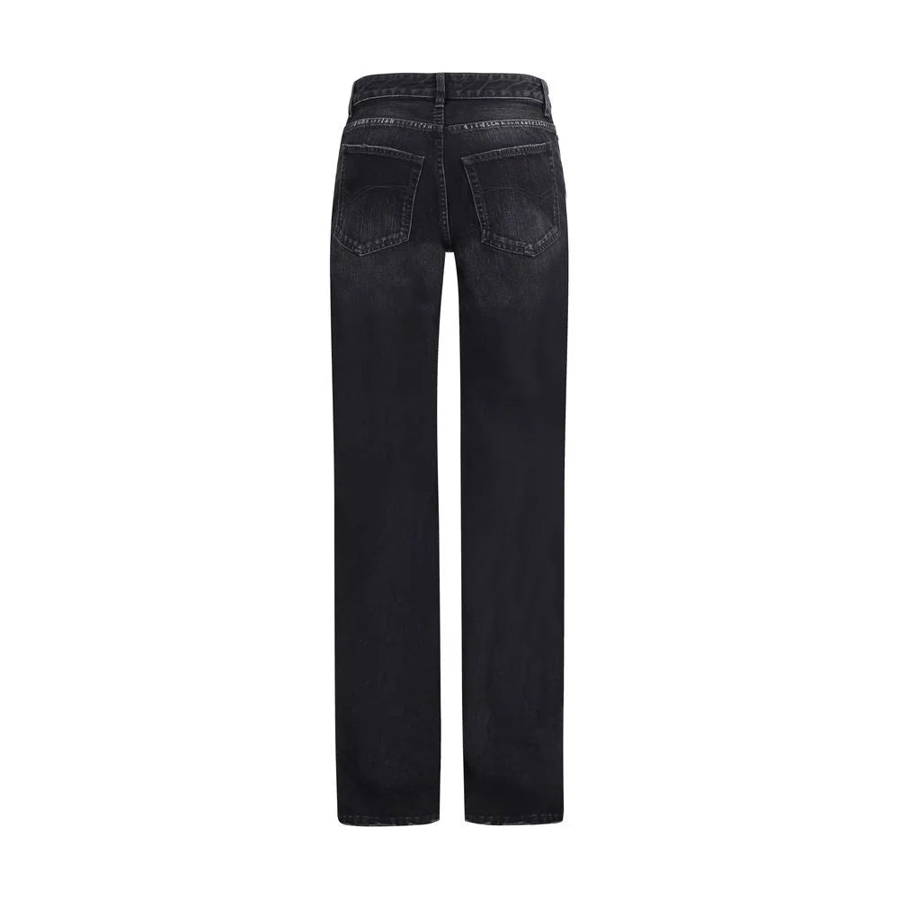 Balenciaga Wide-leg Cotton Jeans