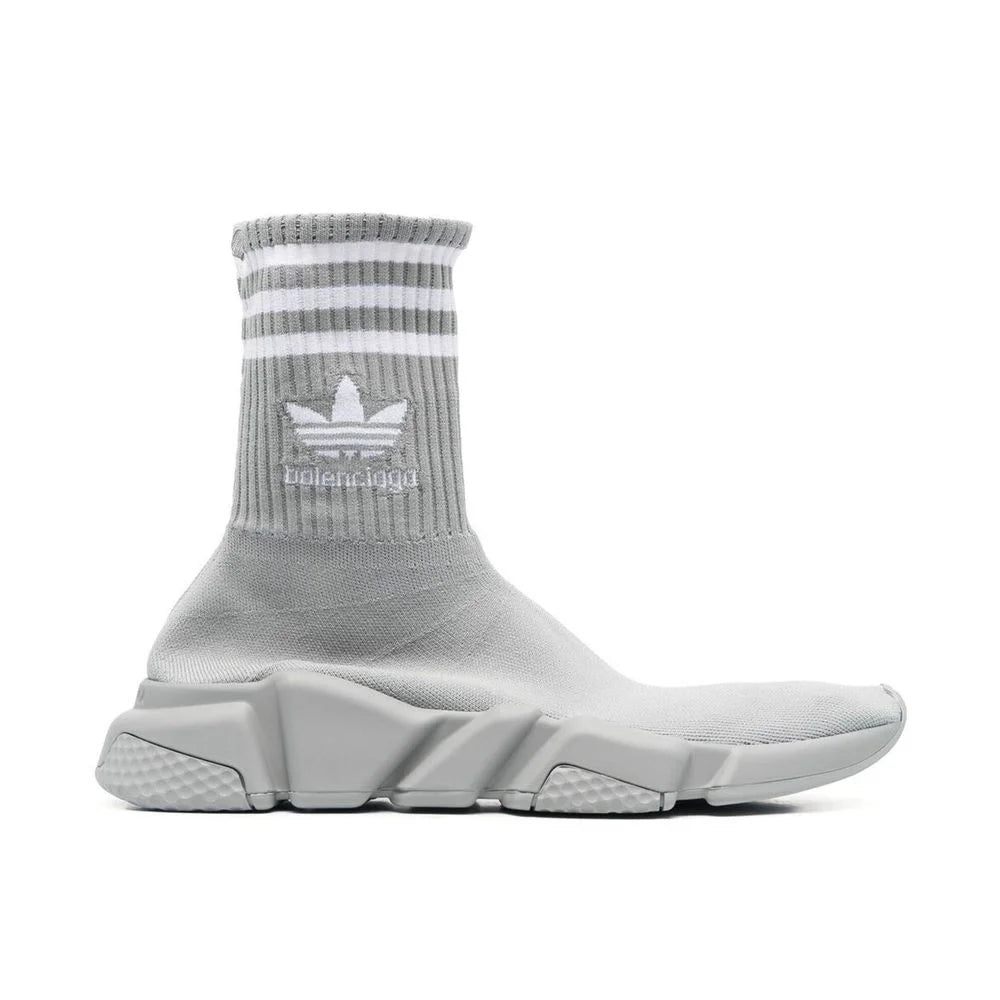 Baskets de sport en nylon gris BALENCIAGA X ADIDAS - EU35/US5