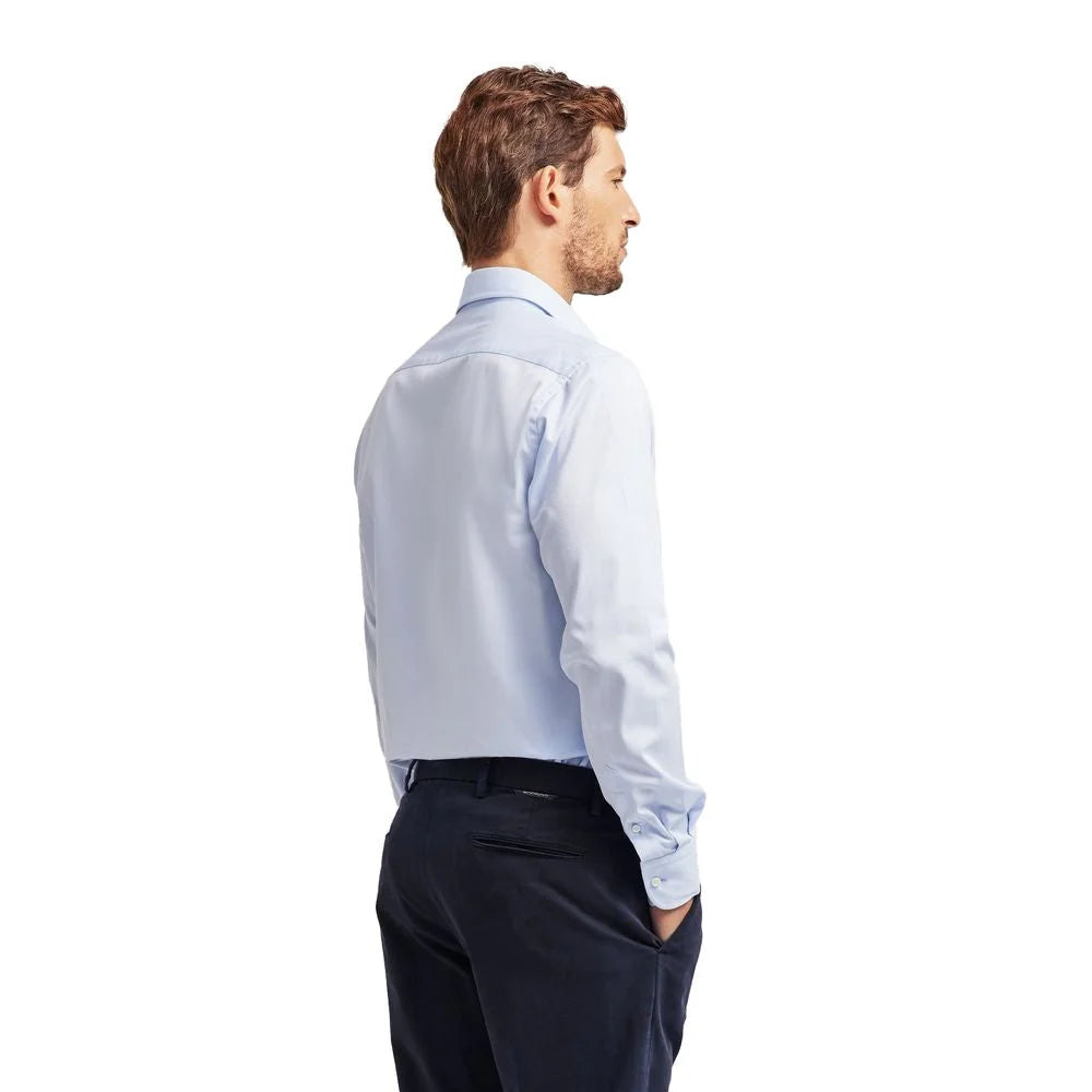 Ballantyne Blue Cotton Men Shirt - IT41 | L