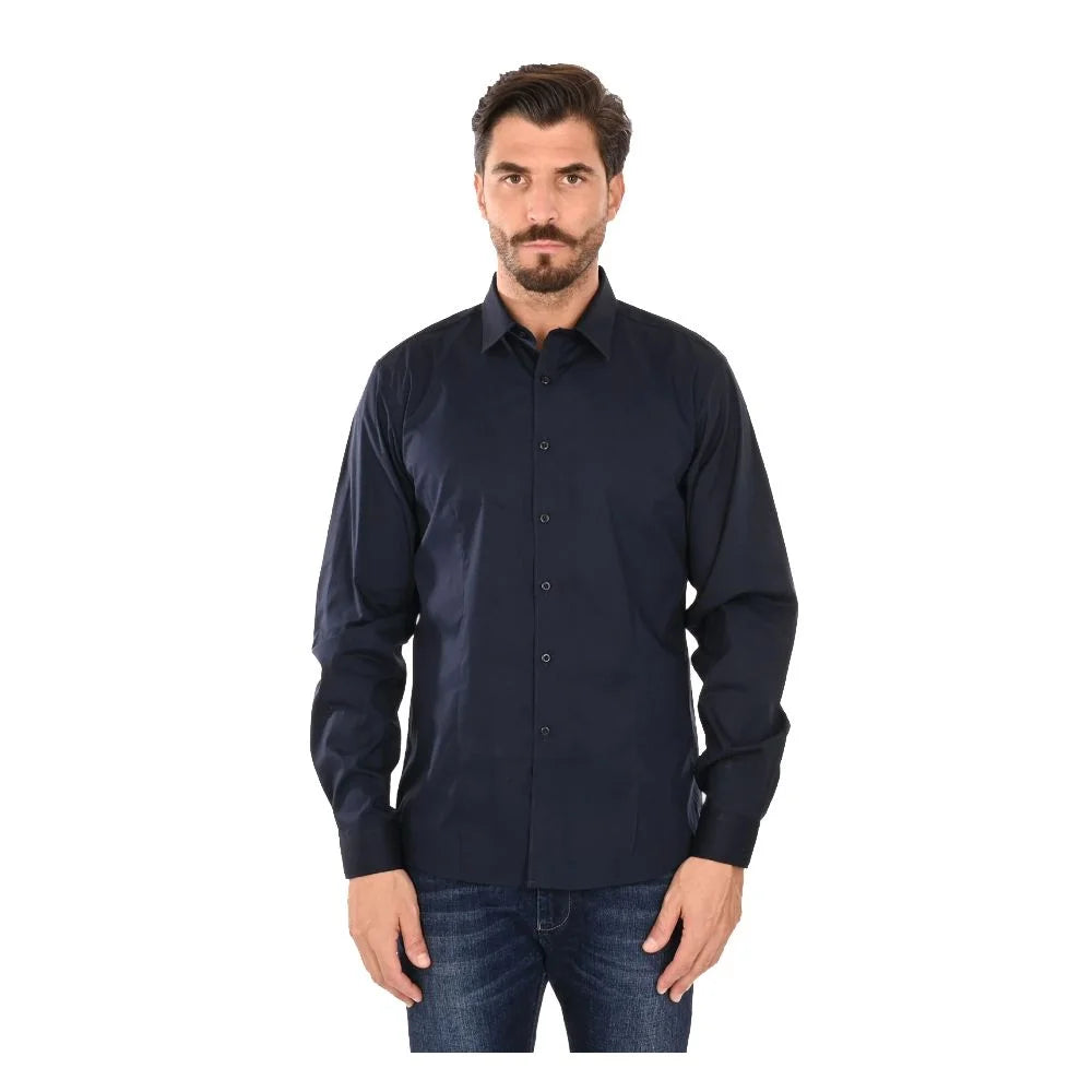 Ballantyne Blue Cotton Men’s Shirt - Shirts