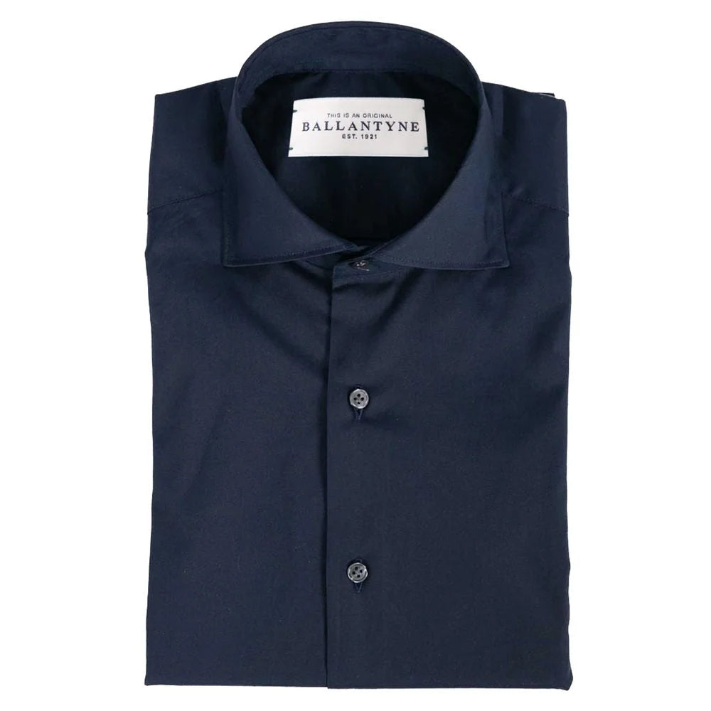 Ballantyne Blue Cotton Men’s Shirt - Shirts
