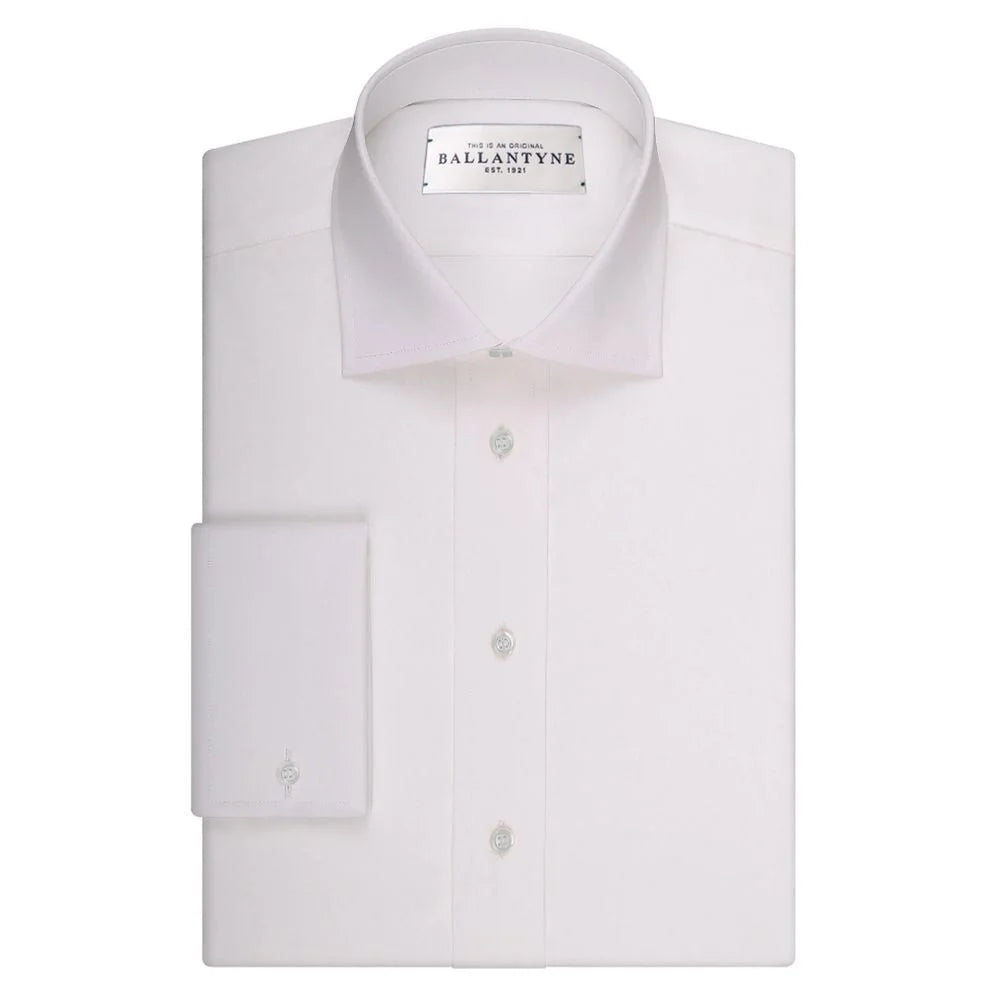 Ballantyne White Cotton Shirt - 40