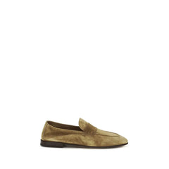 Bally Beige Kalveskinds Slip-On Loafers