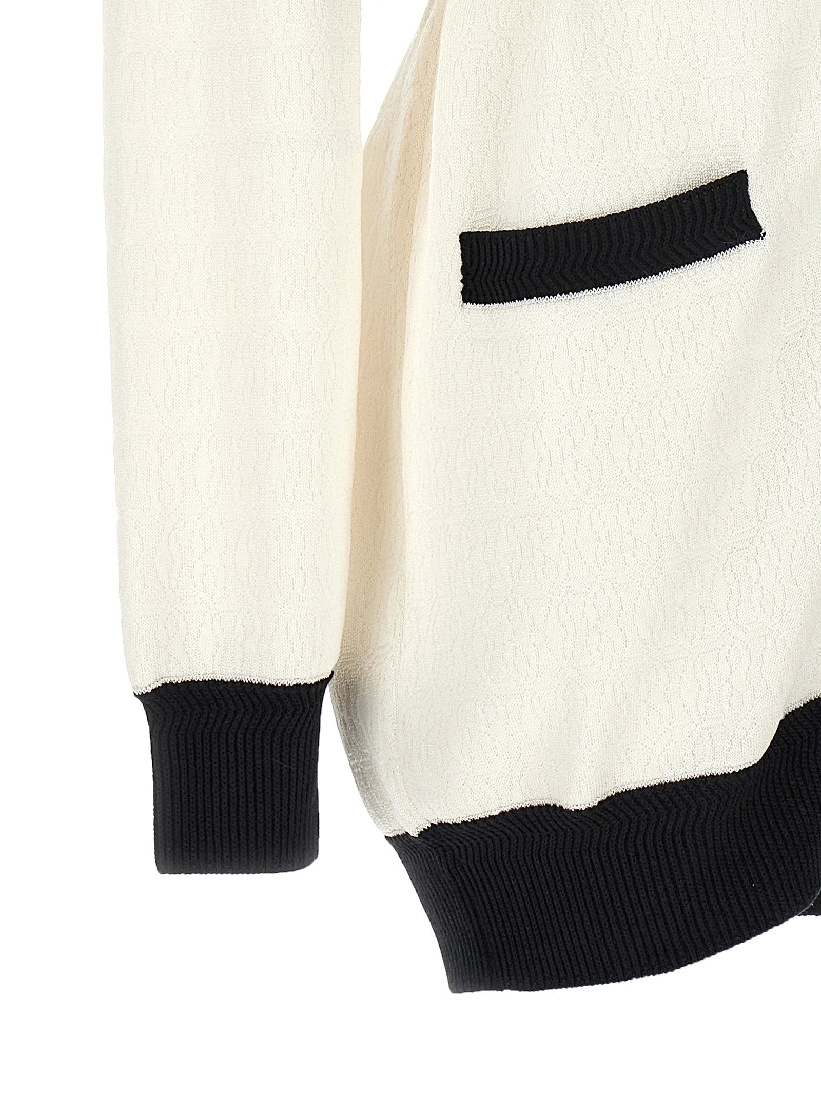 Bally Bicolor Viscose Cardigan - IT38