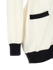 Bally Bicolor Viscose Cardigan - IT38