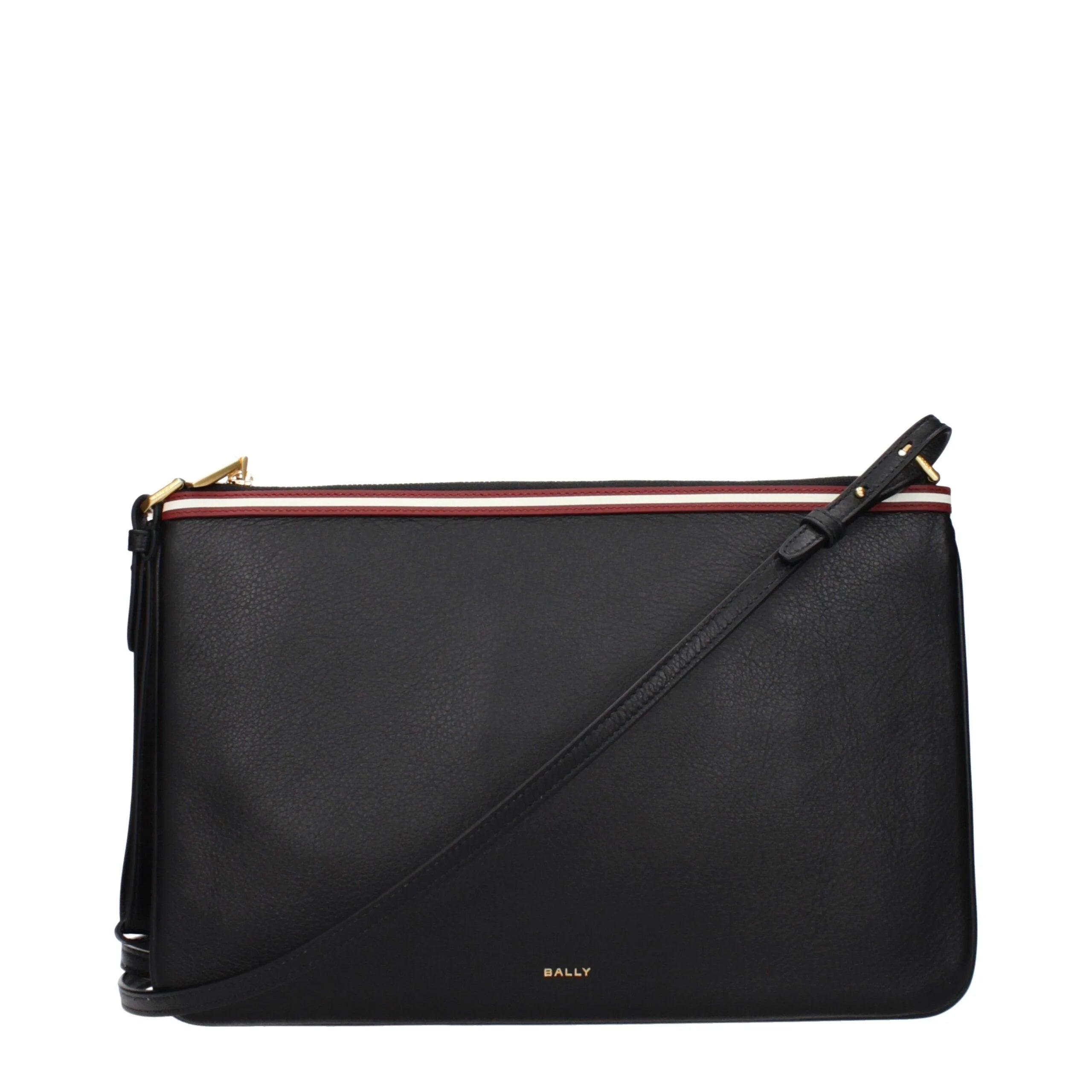 Bally Black Leather Crossbody Bag