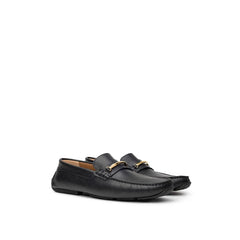 Bally Black Leather Moccassin - 7 - Flats