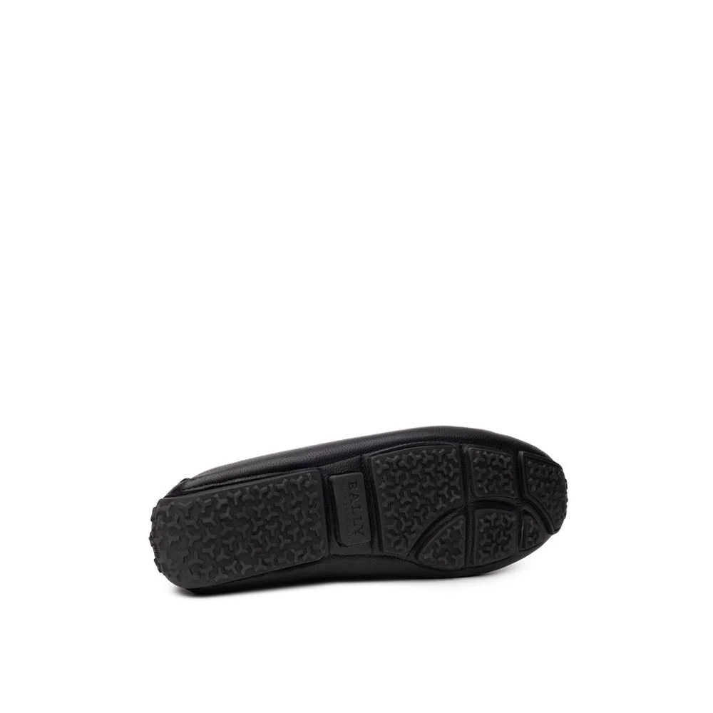 Bally Black Leather Moccassin - 7 - Flats