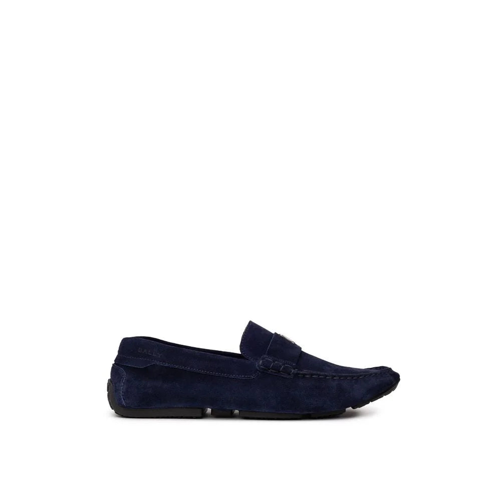 Bally Blue Leather Moccassin - 8.5 - Flats