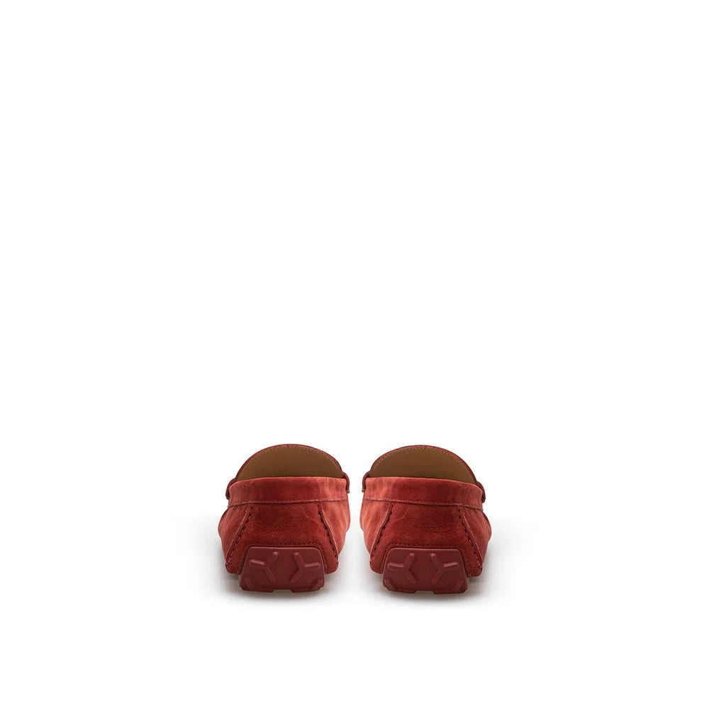 Bally Bordeaux Leather Moccassin - EU42/US9 - Flats