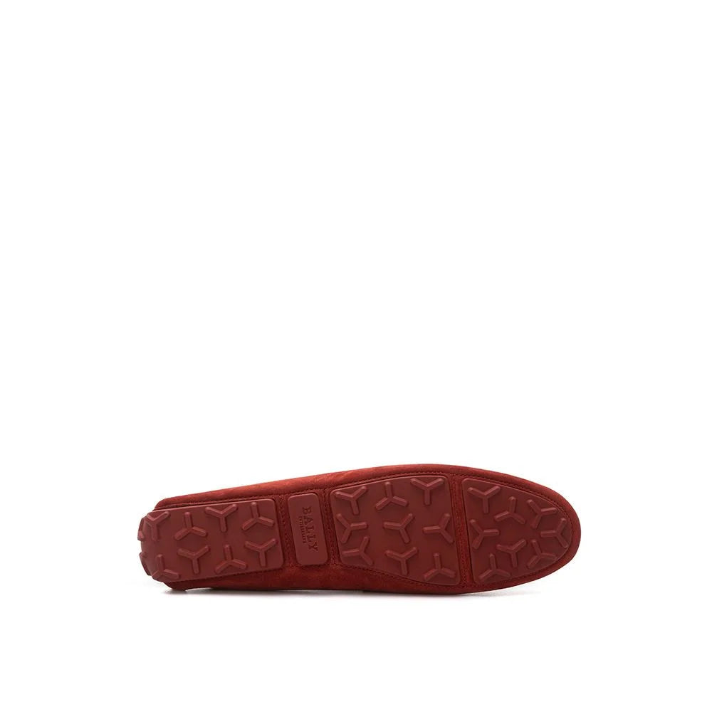 Bally Bordeaux Leather Moccassin - EU42/US9 - Flats