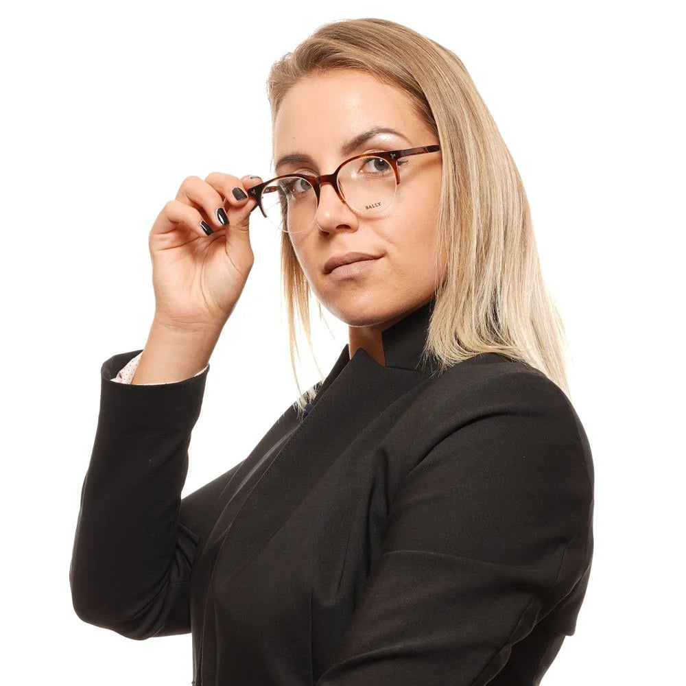 Bally Brown Unisex Glasses Frame - Eyeglasses