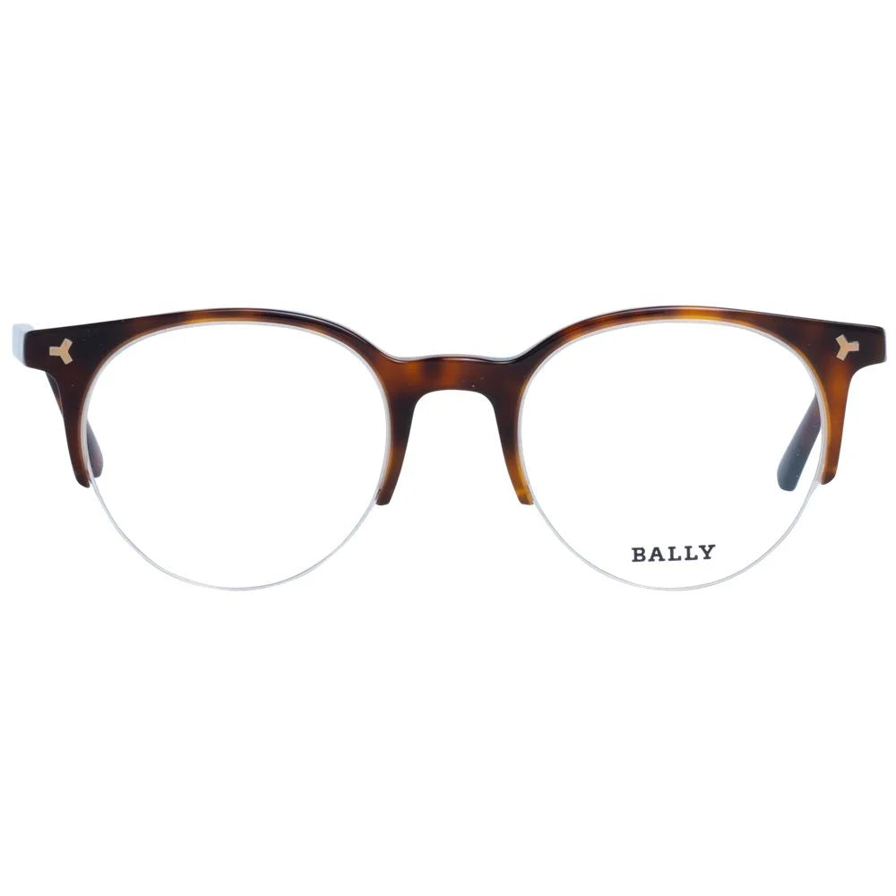 Bally Brown Unisex Glasses Frame - Eyeglasses