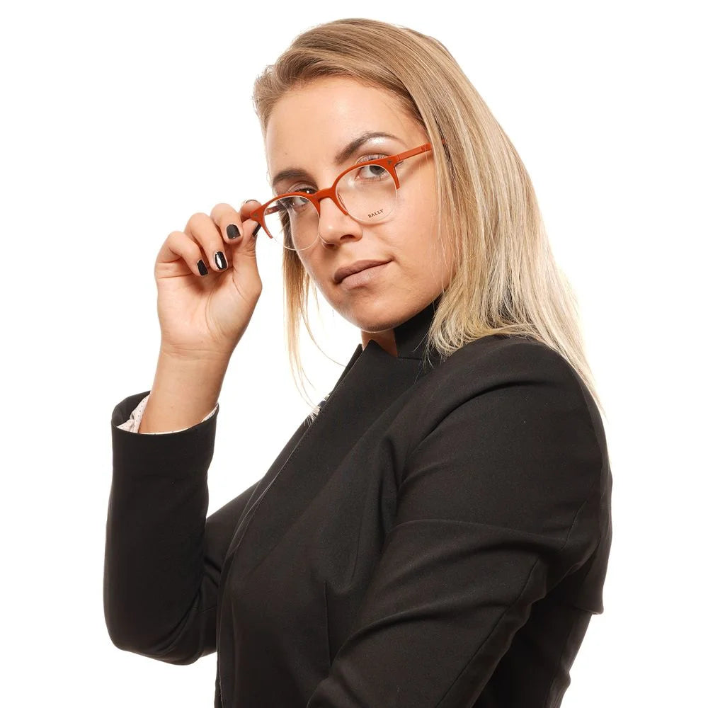 Bally Brown Unisex Glasses Frame - Eyeglasses