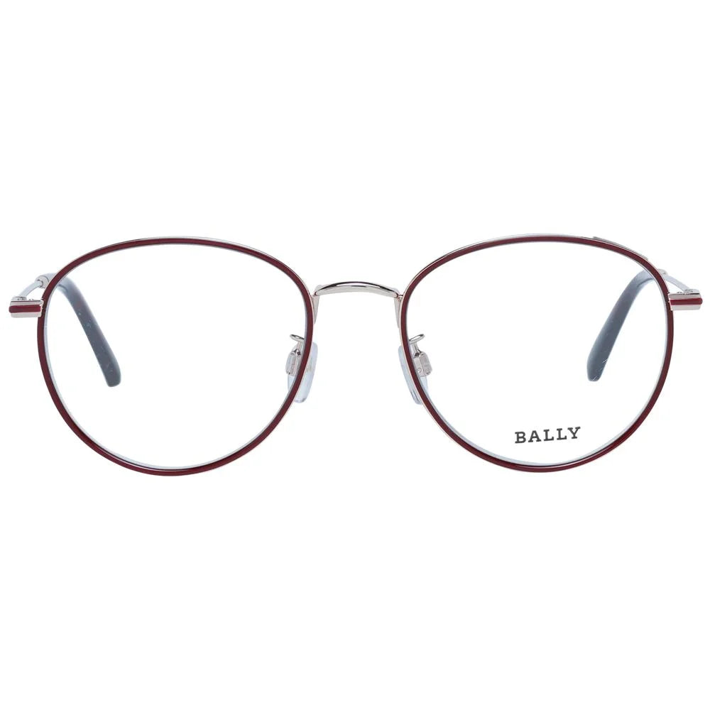 Bally Burgundy Unisex Glasses Frame - Eyeglasses