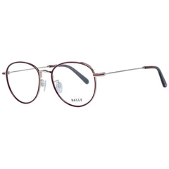 Bally Burgundy Unisex Glasses Frame - Eyeglasses