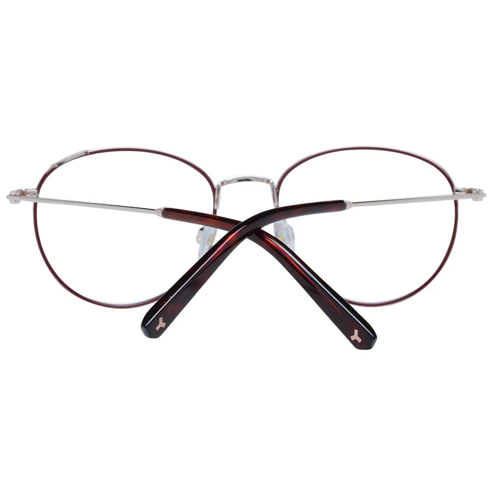 Bally Burgundy Unisex Glasses Frame - Eyeglasses