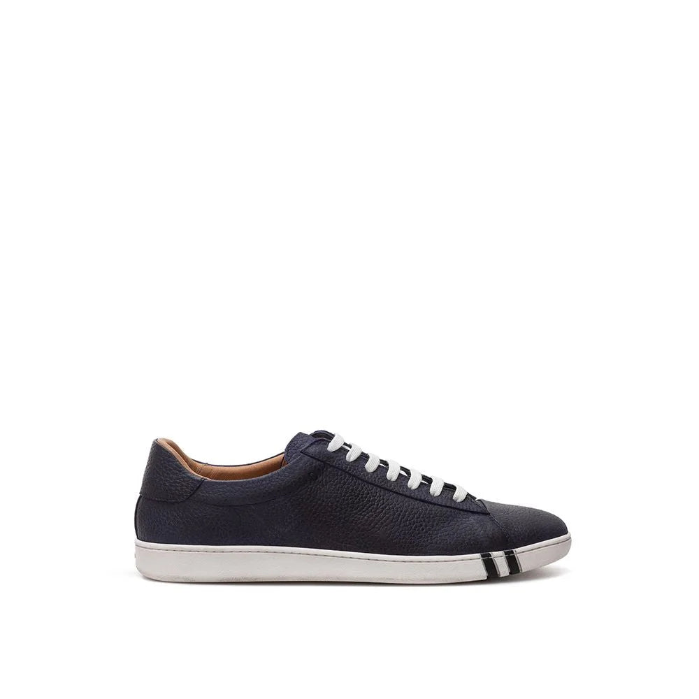 Bally Elegant Blue Leather Sneakers For Men - EU39/US6 - Sneakers