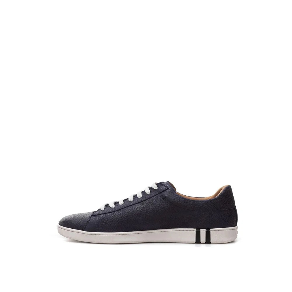 Bally Elegant Blue Leather Sneakers For Men - EU39/US6 - Sneakers