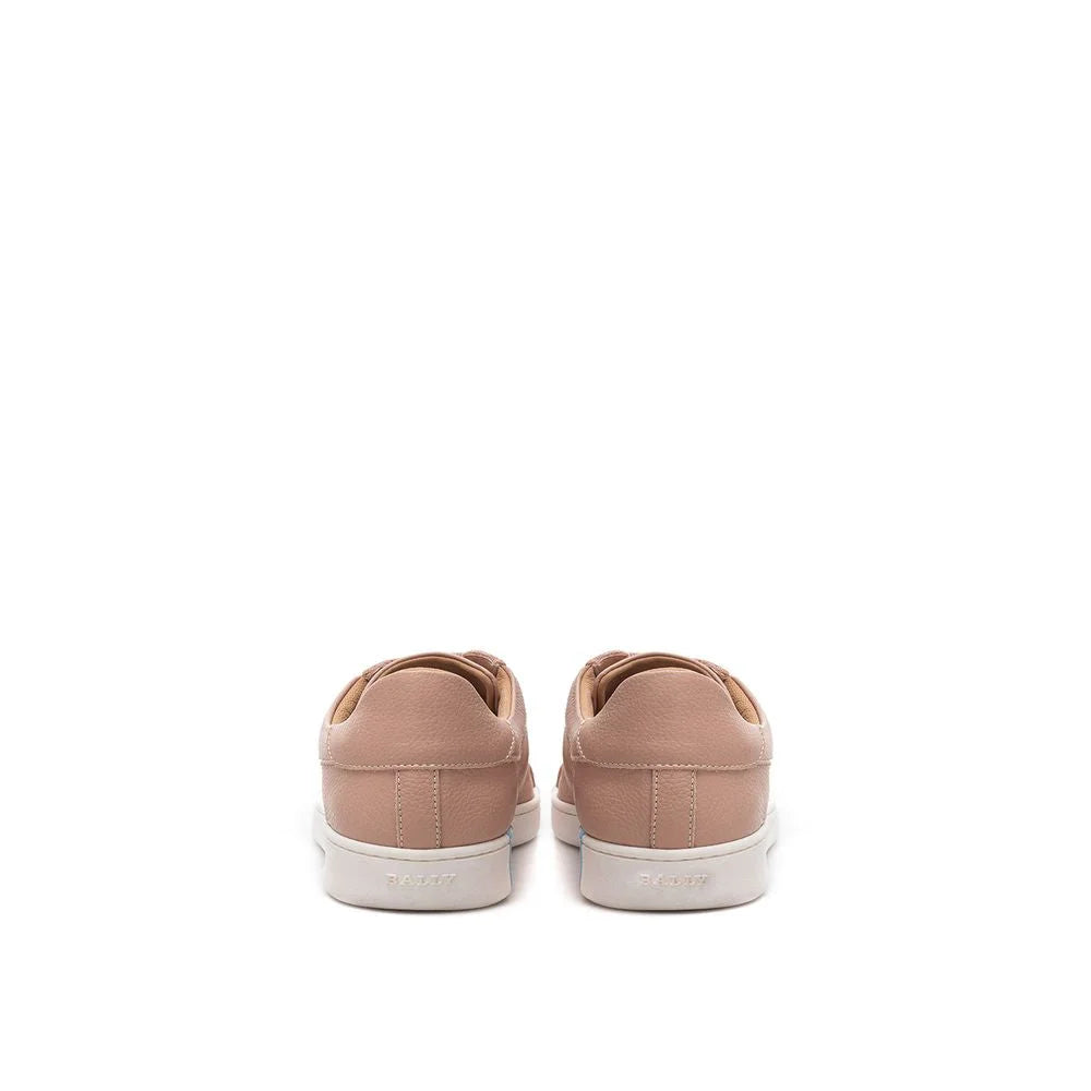 Bally Elegant Pink Leather Sneakers - EU38/US8 - Sneakers
