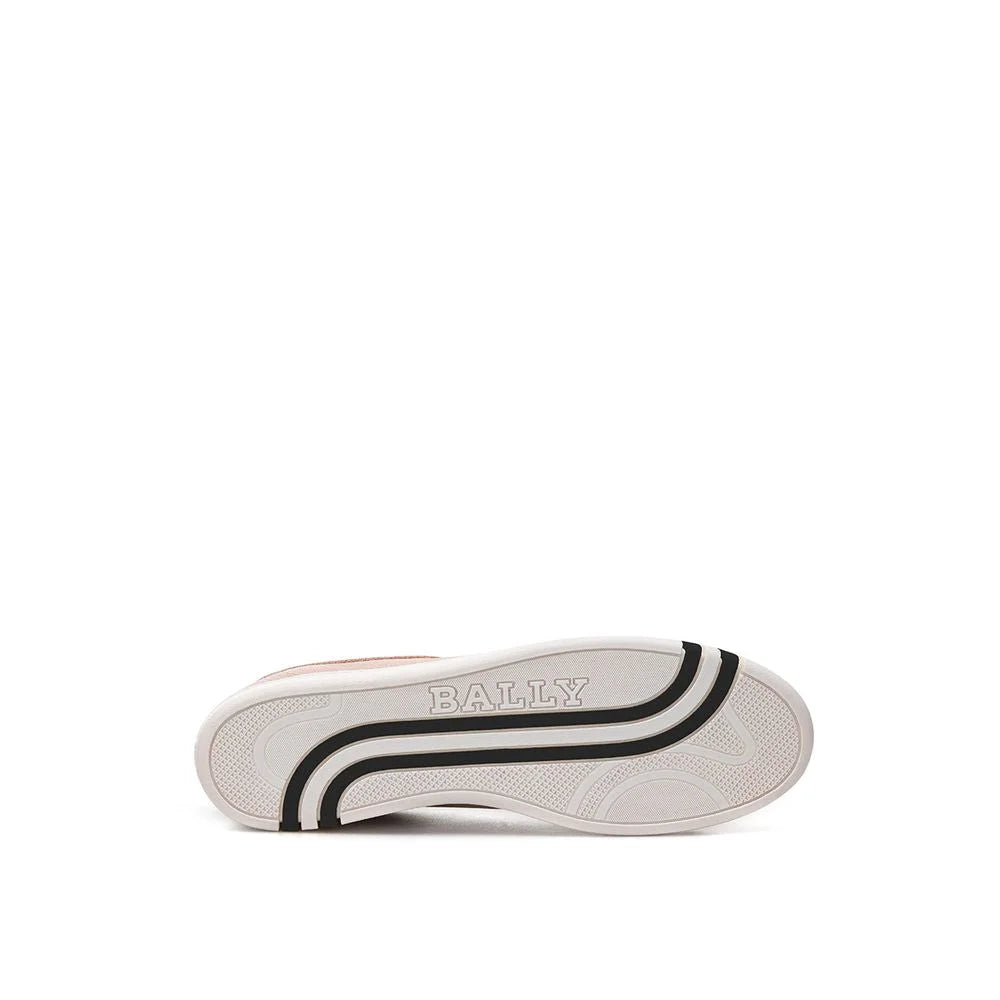 Bally Elegant Pink Leather Sneakers for Women - Sneakers