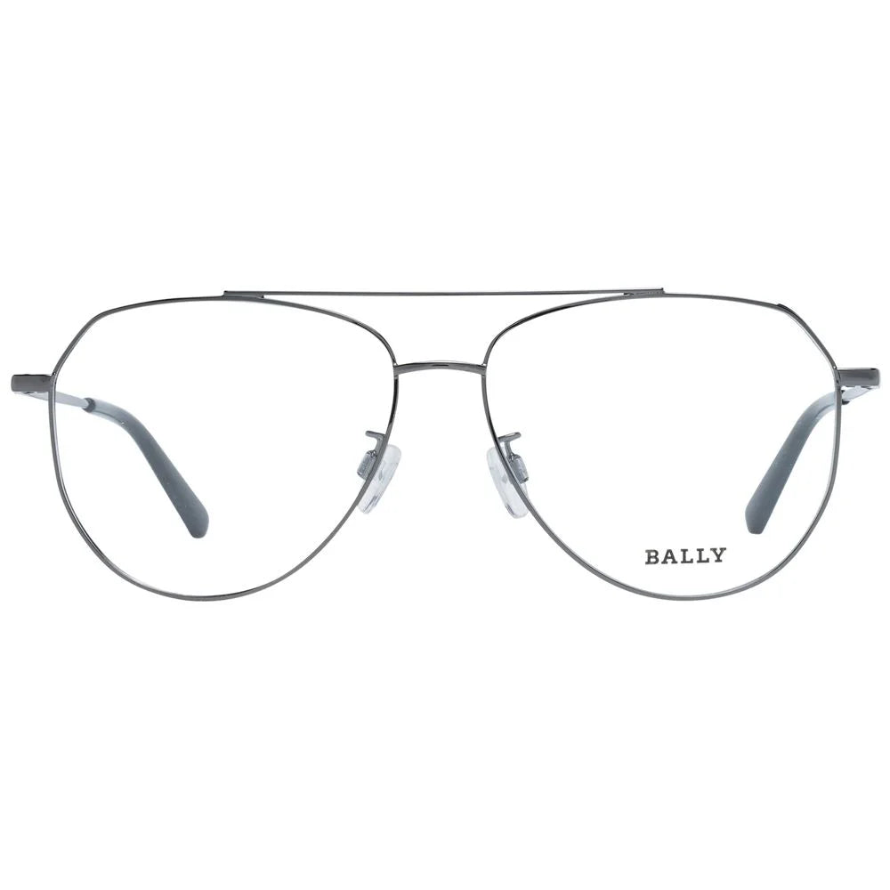 Bally Gray Unisex Glasses Frame - Eyeglasses
