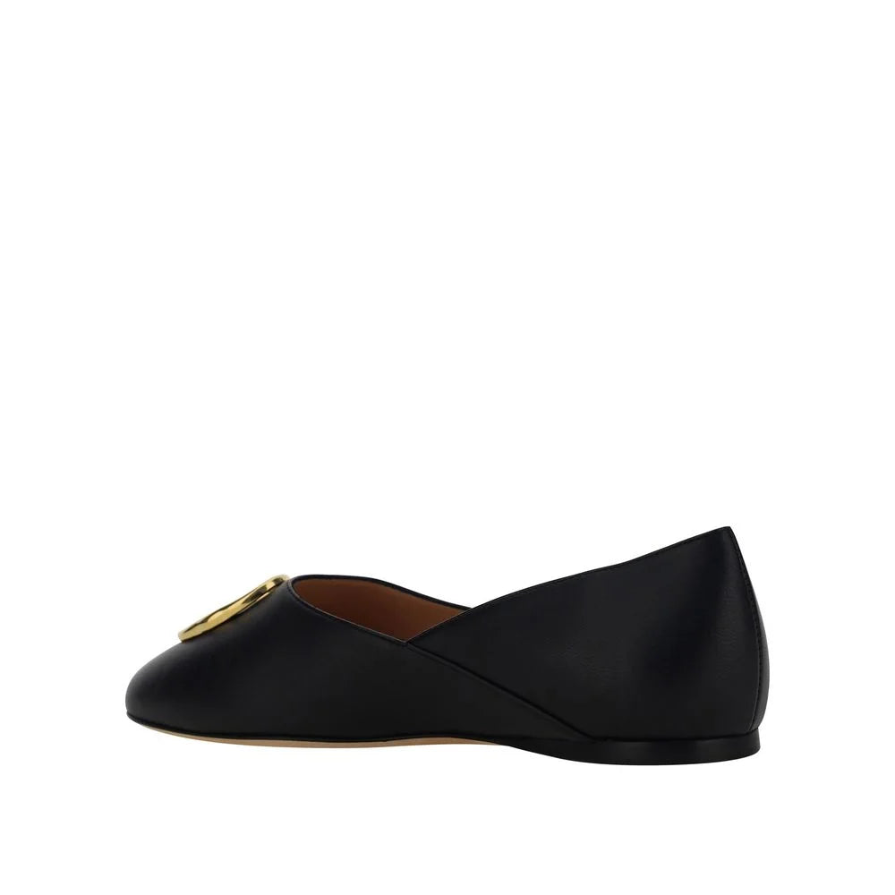 Bally Leather Ballerina Flats - Flats