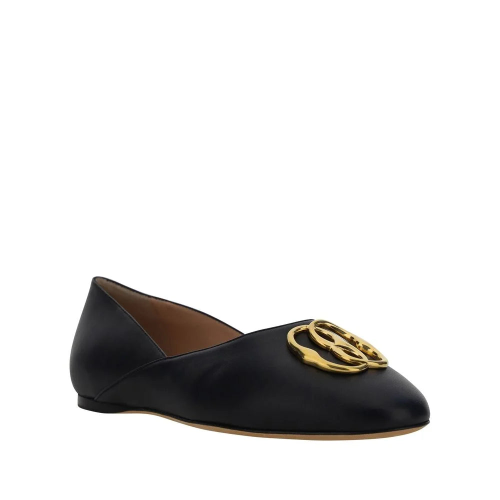 Bally Leather Ballerina Flats - Flats