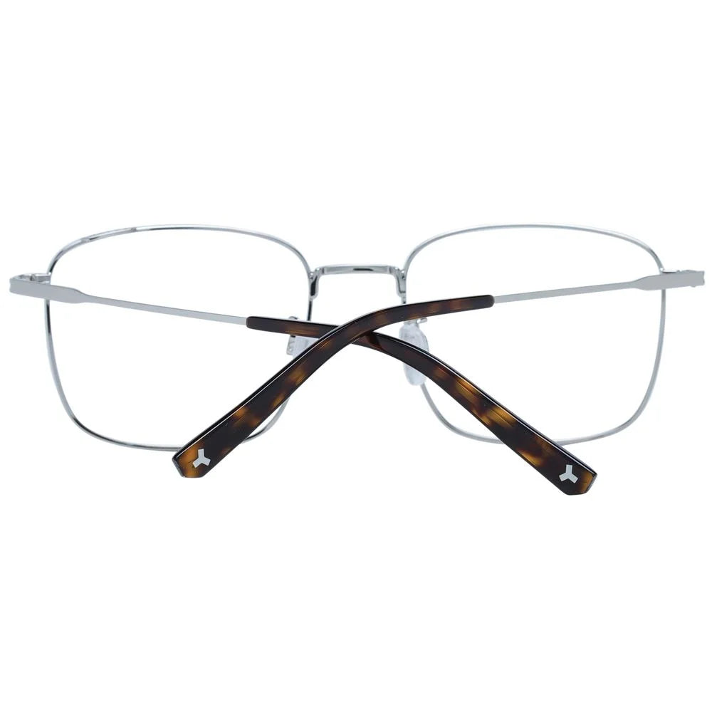 Bally Silver Men Glasses Frame - Eyeglasses